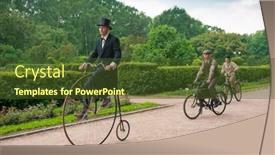  Presentation with members - PPT theme consisting of moscow-june-9-members background and a tawny brown colored foreground