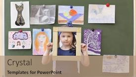  Presentation with release - Colorful theme enhanced with moscow-mar-20-2015-girl backdrop and a  colored foreground