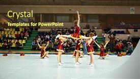  Presentation with sports cheerleading - 