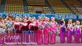  Presentation with sports cheerleading - 