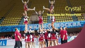  Presentation with sports performance - Slide deck featuring moscow-mar-24-performance background and a tawny brown colored foreground