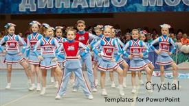  Presentation with sports performance - Colorful PPT theme enhanced with moscow-mar-24-performance backdrop and a light gray colored foreground