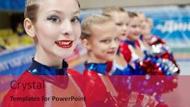  Presentation with sports cheerleading - 