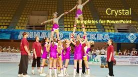  Presentation with sports cheerleading - 