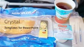  Presentation with airline - Cool new PPT theme with moscow-mar-4-2017-breakfast backdrop and a lemonade colored foreground