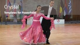  Presentation with teens - Presentation theme consisting of moscow-march-19-unidentified-teens background and a gray colored foreground