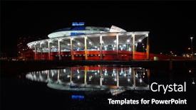  Presentation with cylindrical - Slide deck featuring moscow-march-28-palace background and a black colored foreground