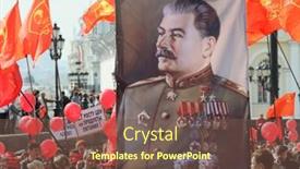  Presentation with rally - Audience pleasing presentation consisting of moscow-may-1-communist-party backdrop and a tawny brown colored foreground