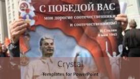  Presentation with communist russia - Presentation enhanced with moscow-may-1-communist-party background and a violet colored foreground