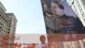  Presentation with communist russia - Amazing slides having moscow-may-1-communist-party backdrop and a coral colored foreground