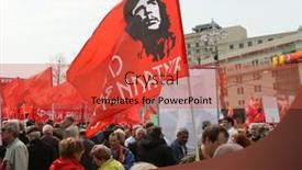  Presentation with communist russia - Amazing presentation theme having moscow-may-1-communist-party backdrop and a red colored foreground