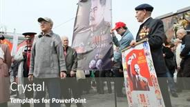  Presentation with communist russia - Cool new theme with moscow-may-1-communist-party backdrop and a gray colored foreground