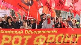 Presentation with capitalism - Cool new slides with moscow-may-1-unidentified-local backdrop and a red colored foreground