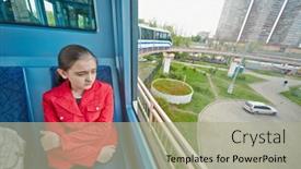  Presentation with rides - Slide deck having moscow-may-14-teenage-girl background and a mint green colored foreground