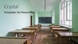  Presentation with physics - Amazing slide deck having moscow-may-15-classroom backdrop and a mint green colored foreground