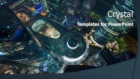  Presentation with international business - Cool new PPT theme with moscow-may-21-2015-central backdrop and a ocean colored foreground