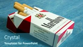  Presentation with cigarettes - Amazing slide deck having moscow-may-21-2017-pack backdrop and a ocean colored foreground