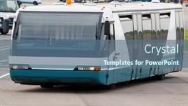  Presentation with bus transportation - Amazing slide set having moscow-may-22-bus backdrop and a ocean colored foreground