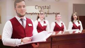  Presentation with receptionist - 