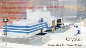  Presentation with marine industry - Slide set enhanced with moscow-may-23-model background and a  colored foreground