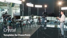  Presentation with video conference - Slide deck featuring moscow-may-24-2021-video background and a dark gray colored foreground