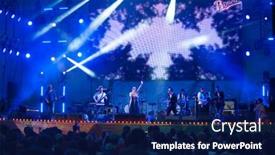  Presentation with talent - Colorful presentation theme enhanced with moscow-may-25-guru-groove backdrop and a navy blue colored foreground