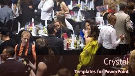  Presentation with award - PPT theme consisting of moscow-may-25-russian-celebrities background and a wine colored foreground