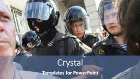  Presentation with constitution - Beautiful presentation theme featuring moscow-may-31-during backdrop and a ocean colored foreground