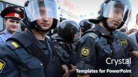  Presentation with article - Cool new theme with moscow-may-31-prohibited-rally backdrop and a wine colored foreground