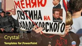  Presentation with constitution - PPT layouts enhanced with moscow-may-31-prohibited-rally background and a tawny brown colored foreground