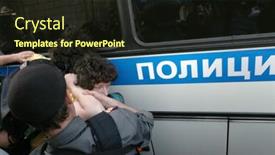  Presentation with article - Amazing slide deck having moscow-may-31-prohibited-rally backdrop and a wine colored foreground