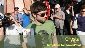  Presentation with article - Slide deck with moscow-may-31-prohibited-rally background and a tawny brown colored foreground