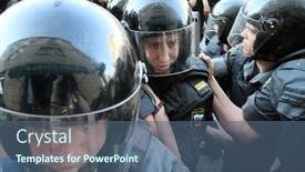  Presentation with constitution - PPT layouts having moscow-may-31-prohibited-rally background and a ocean colored foreground