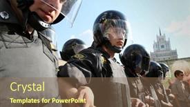  Presentation with article - Slide set consisting of moscow-may-31-prohibited-rally background and a violet colored foreground