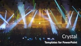  Presentation with mirage - Colorful presentation enhanced with moscow-may-7-audience-members backdrop and a  colored foreground