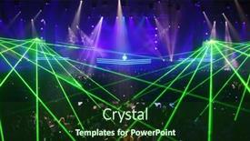  Presentation with mirage - Presentation theme featuring moscow-may-7-audience-members background and a forest green colored foreground