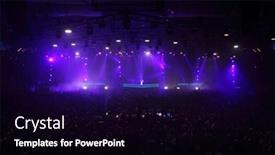  Presentation with mirage - Amazing presentation having moscow-may-7-popular-dj backdrop and a wine colored foreground