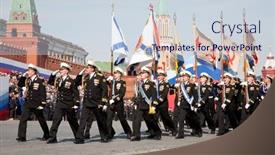  Presentation with patriotic military - 