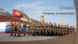  Presentation with patriotic military - 