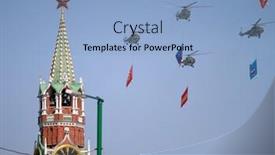  Presentation with patriotic military - 