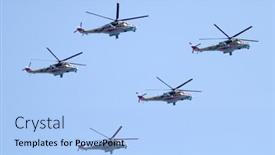  Presentation with patriotic military - 