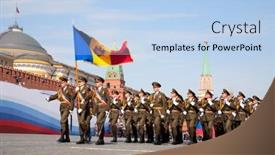  Presentation with patriotic military - 