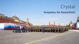  Presentation with patriotic military - 