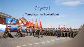  Presentation with patriotic military - 