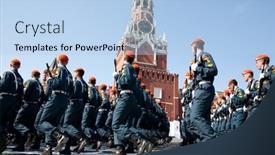  Presentation with patriotic military - 