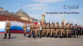  Presentation with patriotic military - 