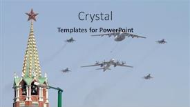  Presentation with patriotic military - 