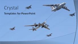  Presentation with patriotic military - 