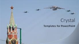  Presentation with patriotic military - 