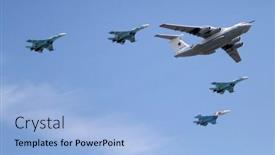  Presentation with patriotic military - 